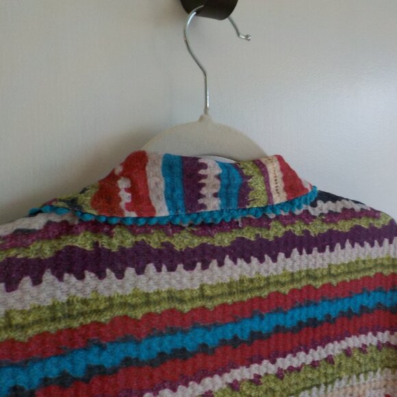 Misslook Jacket - Large - Lightweight - Colorful - Aztec - Long Sleeve (445) - Picture 4 of 7